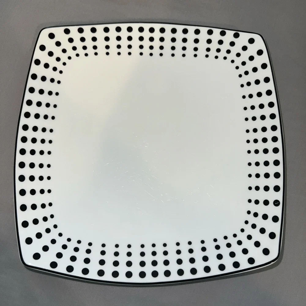 4 Dining Redesigned by Mikasa Cheers Square Salad Plates